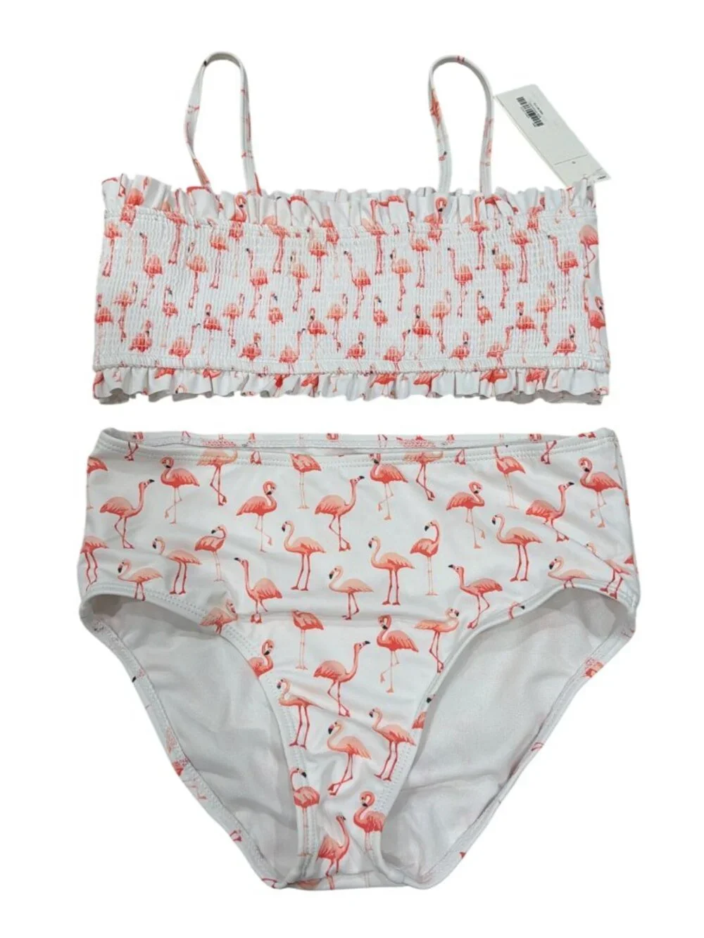 Janie and Jack Flamingo Print Two-Piece Swim Set Girls 10 NWT